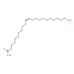 ChemSpider 2D Image | (11Z)-22-Hydroxy-11-docosenoic acid | C22H42O3