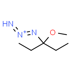 ChemSpider 2D Image | 1-(3-Methoxy-3-pentanyl)-1,2-triazadien-2-ium | C6H14N3O