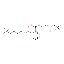 ChemSpider 2D Image | (3S)-3,5,5-Trimethylhexyl 3,5,5-trimethylhexyl phthalate | C26H42O4