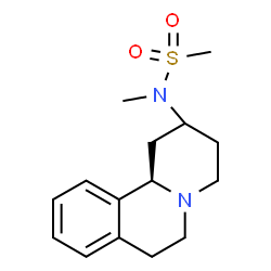 ChemSpider 2D Image | N-[(11bR)-1,3,4,6,7,11b-Hexahydro-2H-pyrido[2,1-a]isoquinolin-2-yl]-N-methylmethanesulfonamide | C15H22N2O2S