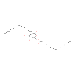 ChemSpider 2D Image | (5xi)-1,4-Anhydro-5,6-di-O--(9Z)-9-octadecenoyl-D-xylo-hexitol | C42H76O7