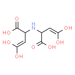 ChemSpider 2D Image | 2,2'-Iminobis(4,4-dihydroxy-3-butenoic acid) | C8H11NO8