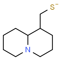 ChemSpider 2D Image | Octahydro-2H-quinolizin-1-ylmethanethiolate | C10H18NS