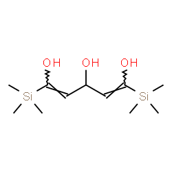 ChemSpider 2D Image | (1E,4E)-1,5-Bis(trimethylsilyl)-1,4-pentadiene-1,3,5-triol | C11H24O3Si2