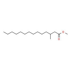 ChemSpider 2D Image | Methyl 3-methyltetradecanoate | C16H32O2