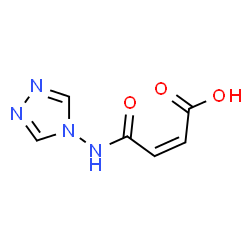 ChemSpider 2D Image | (2Z)-4-Oxo-4-(4H-1,2,4-triazol-4-ylamino)-2-butenoic acid | C6H6N4O3