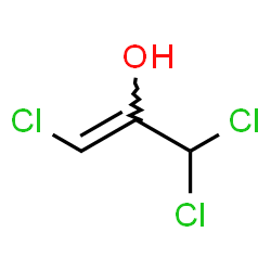 ChemSpider 2D Image | (1Z)-1,3,3-Trichloro-1-propen-2-ol | C3H3Cl3O