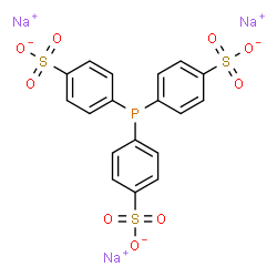 ChemSpider 2D Image | Trisodium 4,4',4''-phosphinetriyltribenzenesulfonate | C18H12Na3O9PS3