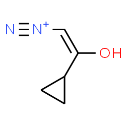 ChemSpider 2D Image | (E)-2-Cyclopropyl-2-hydroxyethenediazonium | C5H7N2O