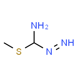 ChemSpider 2D Image | 1-Diazenyl-1-(methylsulfanyl)methanamine | C2H7N3S