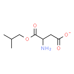 ChemSpider 2D Image | 3-Amino-4-isobutoxy-4-oxobutanoate | C8H14NO4