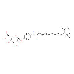ChemSpider 2D Image | 15-{[4-(beta-D-erythro-Hexopyranuronosyloxy)phenyl]amino}retinal | C32H41NO8