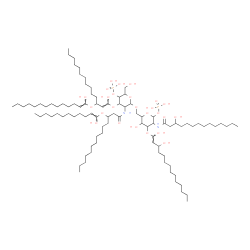 ChemSpider 2D Image | 2-Deoxy-6-O-{2-deoxy-2-[(3-{[(1E)-1-hydroxy-1-dodecen-1-yl]oxy}tetradecanoyl)amino]-3-O-[(1E)-1-hydroxy-3-{[(1E)-1-hydroxy-1-tetradecen-1-yl]oxy}-1-tetradecen-1-yl]-4-O-phosphonohexopyranosyl}-3-O-[(1
E)-1,3-dihydroxy-1-tetradecen-1-yl]-2-[(3-hydroxytetradecanoyl)amino]-1-O-phosphonohexopyranose | C94H178N2O25P2