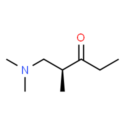 ChemSpider 2D Image | (2S)-1-(Dimethylamino)-2-methyl-3-pentanone | C8H17NO