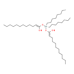 ChemSpider 2D Image | (1E,1'E)-1,1'-[(Dioctylstannanediyl)bis(oxy)]bis(1-dodecen-1-ol) | C40H80O4Sn