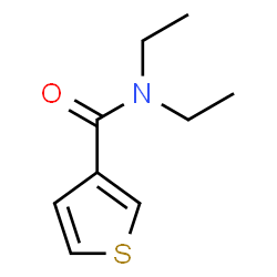 ChemSpider 2D Image | N,N-Diethyl-3-thiophenecarboxamide | C9H13NOS