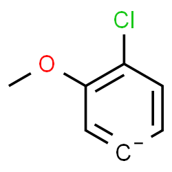 ChemSpider 2D Image | 4-Chloro-3-methoxybenzenide | C7H6ClO
