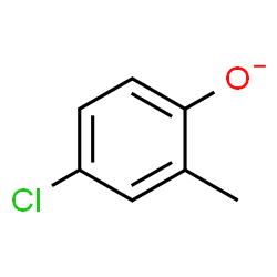ChemSpider 2D Image | 4-Chloro-2-methylphenolate | C7H6ClO