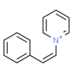 ChemSpider 2D Image | 1-[(Z)-2-Phenylvinyl]pyridinium | C13H12N