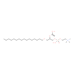 ChemSpider 2D Image | 4-Hydroxy-7-[(1-hydroxyvinyl)oxy]-N,N,N-trimethyl-3,5,9-trioxa-4-phosphapentacosan-1-aminium 4-oxide | C26H55NO7P
