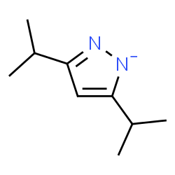 ChemSpider 2D Image | 3,5-Diisopropylpyrazol-1-ide | C9H15N2