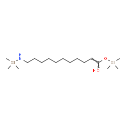 ChemSpider 2D Image | (4E)-2,2,16,16-Tetramethyl-3-oxa-15-aza-2,16-disilaheptadec-4-en-4-ol | C17H39NO2Si2