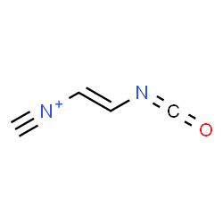 ChemSpider 2D Image | (E)-2-Isocyanato-N-methylidyneethenaminium | C4H3N2O
