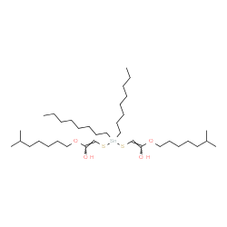 ChemSpider 2D Image | (9E,14E)-2,22-Dimethyl-12,12-dioctyl-8,16-dioxa-11,13-dithia-12-stannatricosa-9,14-diene-9,15-diol | C36H72O4S2Sn