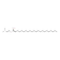 ChemSpider 2D Image | (1E)-1-[2-(Dimethylamino)ethoxy]-1-docosen-1-ol | C26H53NO2