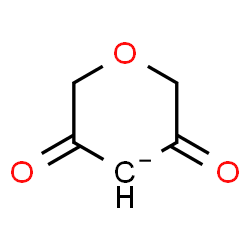 ChemSpider 2D Image | 3,5-Dioxotetrahydro-2H-pyran-4-ide | C5H5O3