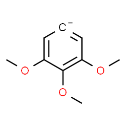 ChemSpider 2D Image | 3,4,5-Trimethoxybenzenide | C9H11O3