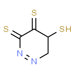 ChemSpider 2D Image | 5-Sulfanyl-5,6-dihydro-3,4-pyridazinedithione | C4H4N2S3