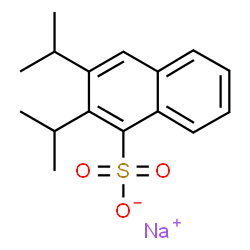 ChemSpider 2D Image | sodium 2,3-diisopropylnaphthalene-1-sulfonate | C16H19NaO3S