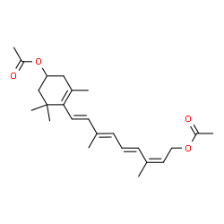 ChemSpider 2D Image | (13cis)-3-Acetoxy-O~15~-acetylretinol | C24H34O4