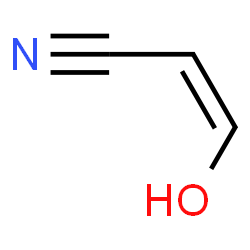 ChemSpider 2D Image | (2Z)-3-Hydroxyacrylonitrile | C3H3NO