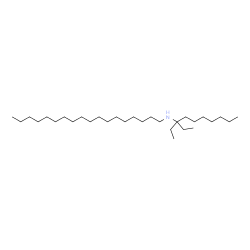 ChemSpider 2D Image | N-(3-Ethyl-3-decanyl)-1-octadecanamine | C30H63N