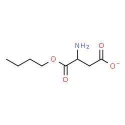 ChemSpider 2D Image | 3-Amino-4-butoxy-4-oxobutanoate | C8H14NO4