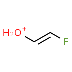 ChemSpider 2D Image | [(E)-2-Fluorovinyl]oxonium | C2H4FO