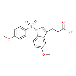 ChemSpider 2D Image | indeglitazar | C19H19NO6S