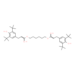 ChemSpider 2D Image | 4,4'-(1,6-Hexanediylbis{oxy[(1E)-1-hydroxy-1-propene-1,3-diyl]})bis[2,6-bis(2-methyl-2-propanyl)phenol] | C40H62O6