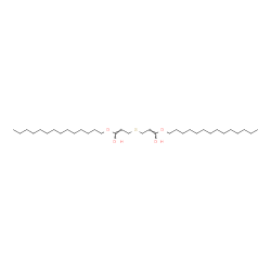 ChemSpider 2D Image | (1E,1'E)-3,3'-Sulfanediylbis[1-(tetradecyloxy)-1-propen-1-ol] | C34H66O4S