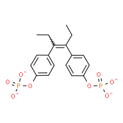 ChemSpider 2D Image | (3Z)-3-Hexene-3,4-diyldi-4,1-phenylene bis(phosphate) | C18H18O8P2