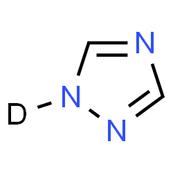 ChemSpider 2D Image | (1-~2~H)-1H-1,2,4-Triazole | C2H2DN3
