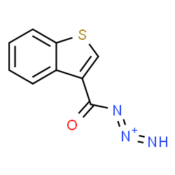 ChemSpider 2D Image | 1-(1-Benzothiophen-3-ylcarbonyl)-1,2-triazadien-2-ium | C9H6N3OS