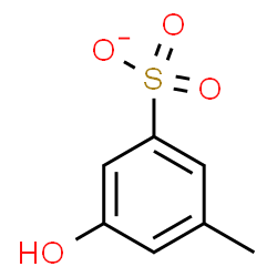 ChemSpider 2D Image | 3-Hydroxy-5-methylbenzenesulfonate | C7H7O4S