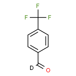 ChemSpider 2D Image | 4-(Trifluoromethyl)(formyl-~2~H)benzaldehyde | C8H4DF3O