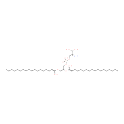 ChemSpider 2D Image | 2,3-Bis{[(1E)-1-hydroxy-1-octadecen-1-yl]oxy}propyl 3,3-dihydroxy-2-iminopropyl hydrogen phosphate | C42H82NO10P
