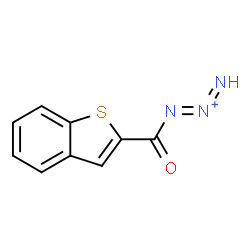 ChemSpider 2D Image | 1-(1-Benzothiophen-2-ylcarbonyl)-1,2-triazadien-2-ium | C9H6N3OS