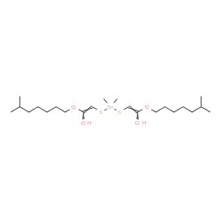 ChemSpider 2D Image | (9E,14E)-2,12,12,22-Tetramethyl-8,16-dioxa-11,13-dithia-12-stannatricosa-9,14-diene-9,15-diol | C22H44O4S2Sn