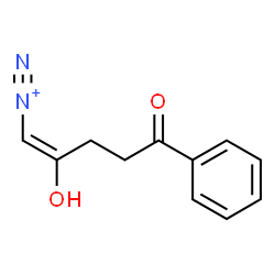 ChemSpider 2D Image | (1E)-2-Hydroxy-5-oxo-5-phenyl-1-pentene-1-diazonium | C11H11N2O2